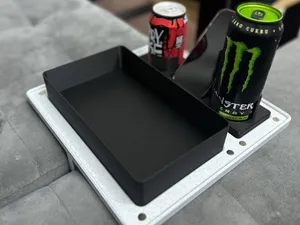 Magnetic modular sofa tray