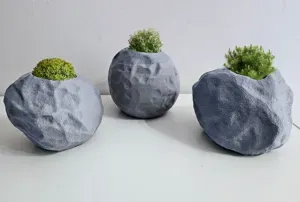 Asteroid Planter - Flowers Pots - Rock Appearance