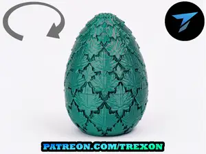 Maple Leaf Dragon Egg Toy - Twist Lock