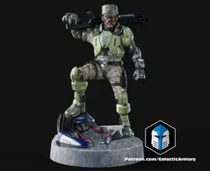 Halo UNSC Marine Sergeant Johnson