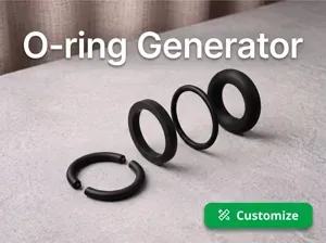 Parametric O Ring & Clip