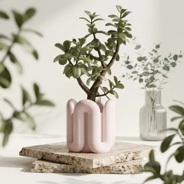 Wibble Aesthetic Planter with Drip Tray — Фото 6 из 17