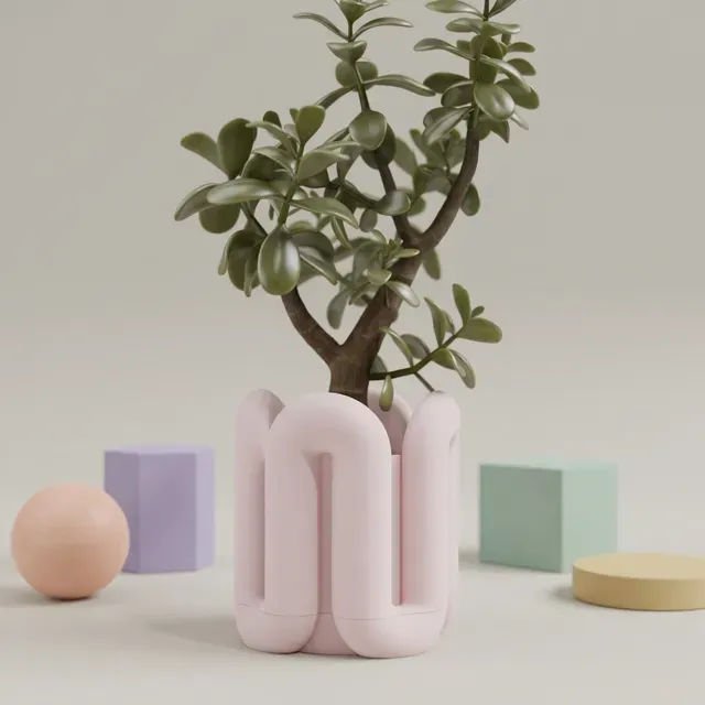 Wibble Aesthetic Planter with Drip Tray — Фото 5 из 17
