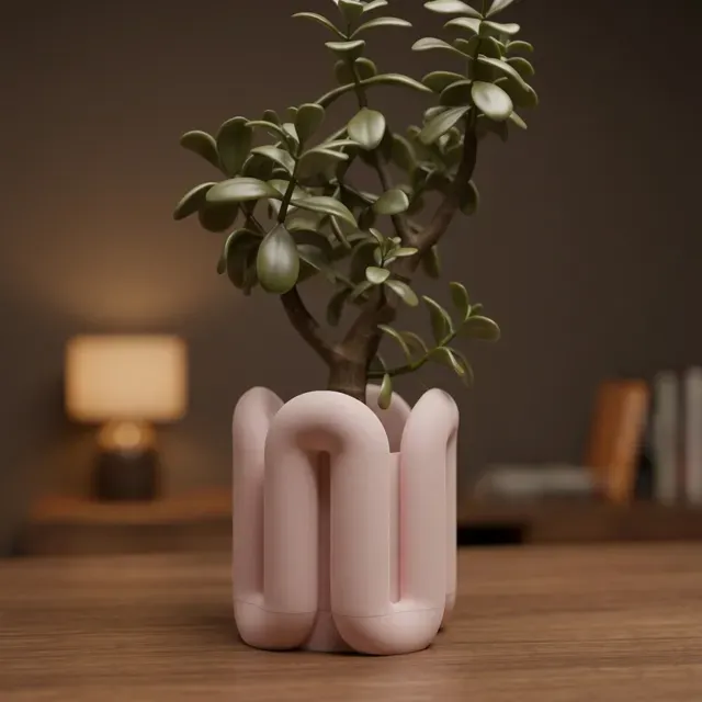 Wibble Aesthetic Planter with Drip Tray — Фото 4 из 17
