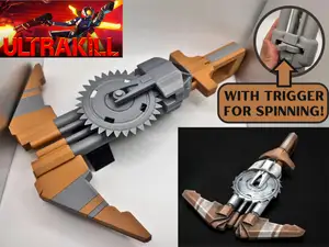 Spinning Sawblade Launcher Ultrakill Prop