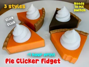 Pumpkin Pie + Chocolate Pie Clicker Fidgets