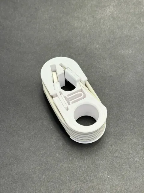 USB-A to USB-C phone travel cable clip organizer — Image 5 of 6