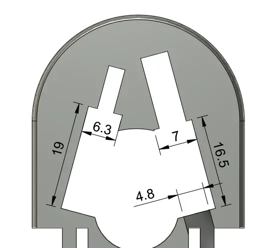 USB-A to USB-C phone travel cable clip organizer — Image 6 of 6