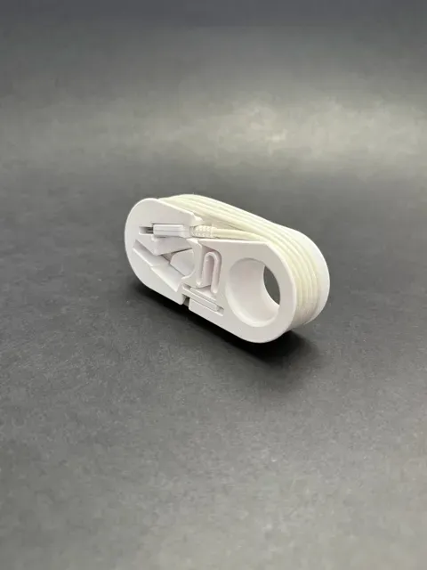 USB-A to USB-C phone travel cable clip organizer — Image 4 of 6