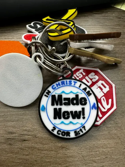In Christ I Am Made New - Baptism Keychain — Фото 4 из 5