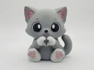 Cute Kitty "Paws Hearts"