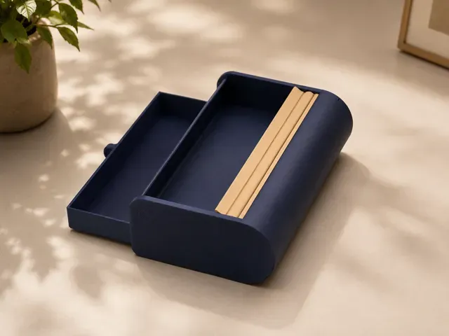 Desk organizer. Sliding drawer storage box — Фото 7 из 8