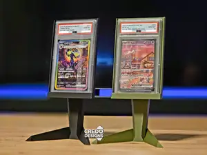 Pokémon TCG PSA Graded Slab Modern Display Stand