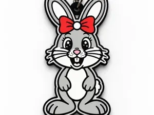 adorable Bunny Keychain