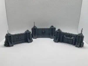 Grimdark Barricade Set - Tabletop Wargame Terrain