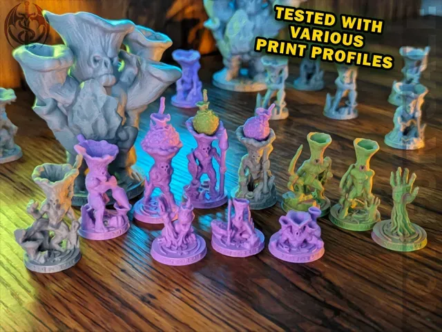 Huge Mushroom Folk Pack - 13 Support-Free Minis — Image 6 of 7