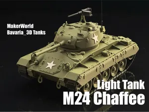 M24 Chaffee Light Tank United States 1/35 Scale