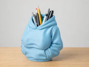 Girl Hoodie Pen Holder