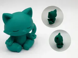 Zen Cat – calm meditating kitty