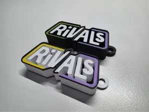 Roblox Rivals Logo Keychain