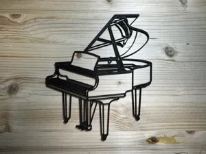 Music Wall Art - #06 Grand Piano Yamaha Inspired