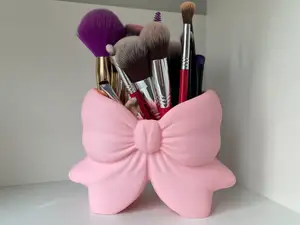 Organizzatore trucco pennelli fiocco