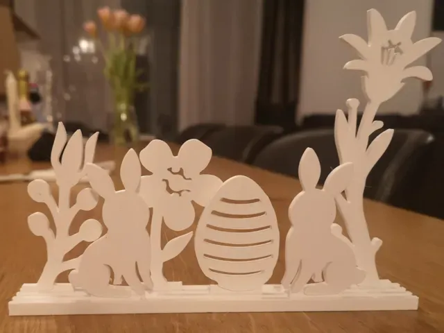 Easter Bunny Kids Silhouette – Garden Decor