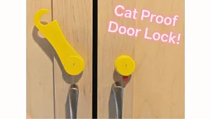 Closet Door Latch - Cat and Child Safety