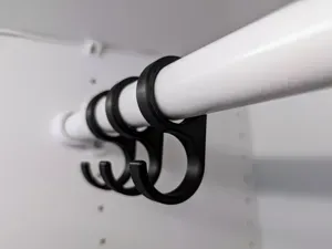 Hook for Closet Rod / Wardrobe Rail