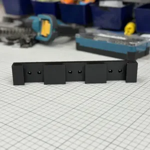 Triple Milwaukee M18 battery mount