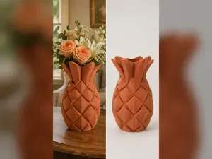 Pineapple Flower Vase