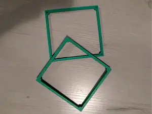 Cookie stencil holder