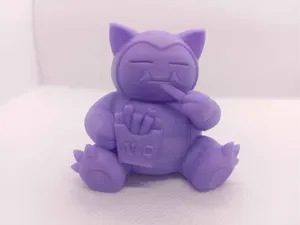 Snorlax Toy Figurine Pokemon Inspired Character