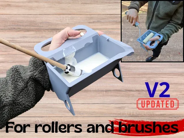 Hand Held Paint Tray v2