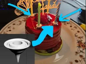 Anti-Drip Birthday Cake Candle Holders