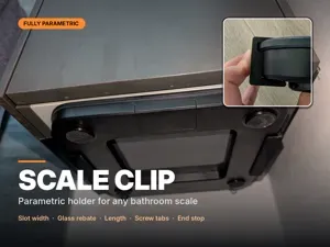 Scale Holder- Parametric - wall & under-cabinet