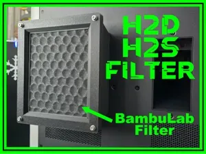 Filtre extraction BambuLab H2d/H2s