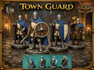Town Guard Party: DnD, D&D, Pathfinder, Mini
