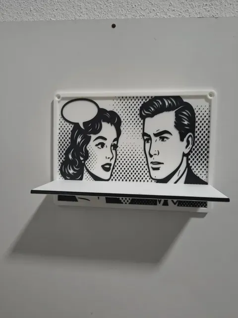 Pop Art Wall Shelf – Comic Style Decor — Фото 4 из 7