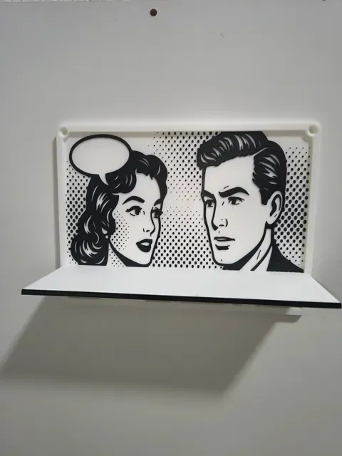 Pop Art Wall Shelf – Comic Style Decor — Фото 2 из 7