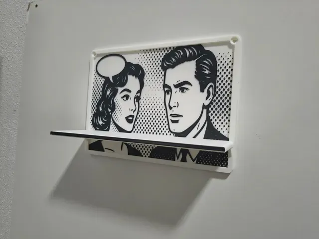 Pop Art Wall Shelf – Comic Style Decor — Фото 5 из 7
