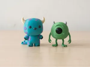 Mike Wazowski and Sullivan by Monsters & Co