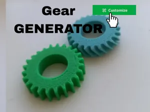Customizable Gear Creator Spur/Helical/Herringbone