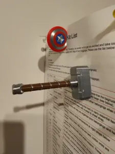 Mjolnir Thors hammer magnet/Christmastree ornament