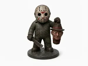 Chibi Freddy vs Jason (High Quality)