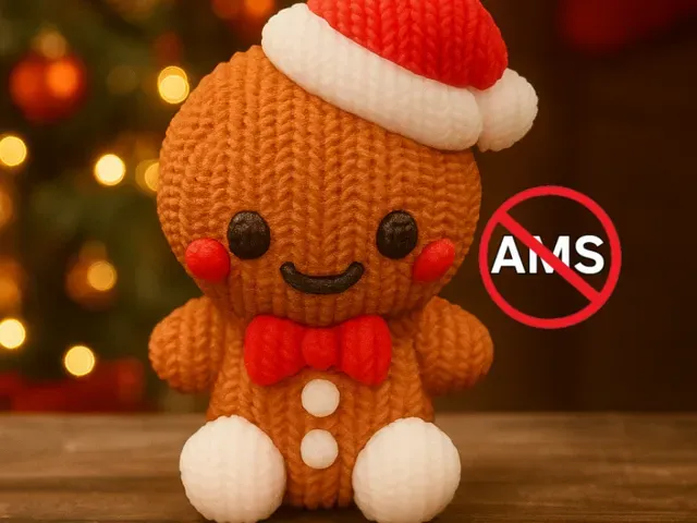 Knitted Gingerbread no AMS