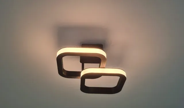 Dual LED ceiling hang lamp — Фото 5 из 5