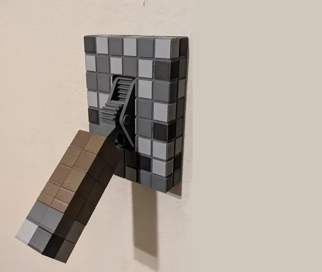 Minecraft Lever for single/dual Flat Light Switch — Фото 2 из 7