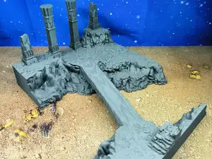 Pont de Khazad Dum Diorama Gandalf Balrog Moria