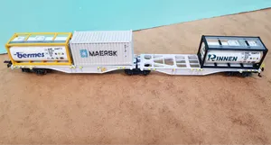 H0-sggmrss-80 Containerdoppelwagen